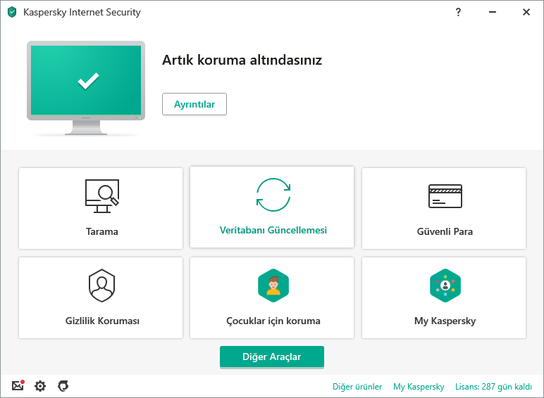 Kaspersky Ebeveyn Kontrolü 2015 veya internetten çocuk koruması